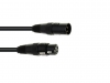 EUROLITEDMX cable XLR 3pin 1m bk