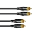SOMMER CABLERCA cable 2x2 0.5m bk Hicon