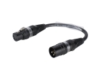 SOMMER CABLEAdaptercable 3pin XLR(M)/5pin XLR(F) bk