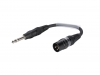 SOMMER CABLEAdaptercable XLR(M)/Jack stereo 0.15m bk