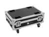 ROADINGERFlightcase 4x AKKU BAR-6 Glow QCL Flex QuickDMX mit Ladefunktion