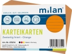 RNKIndex card A6 RNK orange lined 100 pcs.-Price for 100 pcs.Article-No: 4002871150668