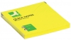 Q-ConnectSticky notepad 75x75mm Q-Connect neon yellow-Price for 6 pcs.Article-No: 5705831105140