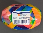 PräsentEgg ball Rainbow 20 M, 10 mm, rainbow colors-Price for 20 meterArticle-No: 4009236016560