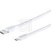 S-ConnUSB Kabel, USB 3.0 A auf USB 3.1 Typ C, weiß, 1,8m 13-31186