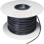 elmatLow voltage cable SIF/PV 2 x 1.5 black 7130011 BauPVO-EN 50575/fire class: E