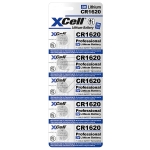 XCellLithium button cell CR 1620 XCell-Price for 5 pcs.Article-No: 377595