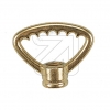 D. W. BendlerRing nipple brass polished M10 inside 2621.0042.0101.3103-Price for 5 pcs.