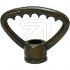 D. W. BendlerToothed ring nipple antique brass M10 inside 2621.0042.0101.3107-Price for 5 pcs.