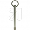 D. W. BendlerHanger tube with ring, stainless steel look 2672.0125.0030.2118-Price for 5 pcs.