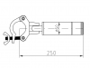 ALUTRUSSCORS-25 Corner Brace 25cm Adaptor