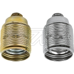 D. W. BendlerMetal socket external thread E27 chrome conical shape-Price for 5 pcs.Article-No: 605210