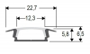 EVNAluminium-Profil flach 200cm APFLAT3AM200Artikel-Nr: 686080