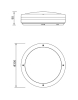 TRIOLED sensor wall/ceiling light Piave anthra.IP54 11W 3000K 676960142Article-No: 619725