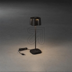 KonstsmideLED battery-powered table lamp IP54 Nice black 7818-750Article-No: 620305