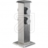 G & L GmbHEnergy column stainless steel with 4 sockets 400166002