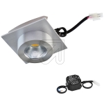 EVNLED recessed light aluminum 3000K 6W square PC25N61402Article-No: 623975