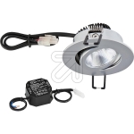 EVNPower LED recessed light stainless steel look 3000K 8.4W PC20N91302Article-No: 624060
