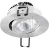 EVNLED recessed spotlight Ra>90, 8.4W 3000K, polished aluminum 230V, beam angle 38°, swiveling, dimmable, PC20N91402Article-No: 624070
