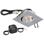 EVNPower LED recessed light chrome matt 4000K 8.4W PC24N91540Article-No: 624145