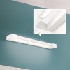 ORIONLED wall light white IP44 18W fabric 3-480Article-No: 625430