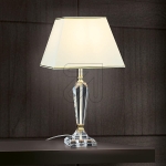 ORIONTable lamp crystal/fabric gold LA 4-1201 2 partsArticle-No: 625465
