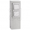 LCDSocket column noble. IP44 with 4 sockets 021
