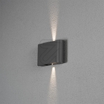 KonstsmideLED wall light Chieri anthracite IP54 3000K 2x6W 7854-370Article-No: 627380