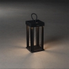 KonstsmideLED rechargeable battery lantern IP54 Cannes black 7819-750Article-No: 629280