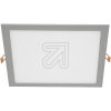 EVNLED recessed light 27W 3000K, silver, square 350mA, beam angle 120°, dimmable, LPQ303502