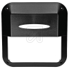 EGBwall and ceiling light square, IP66, black with 2 covers (square/square half covered)Article-No: 631375