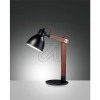 FABAS LUCETable lamp Sveva black/wood 3644-30-101Article-No: 631990