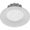 EGBLED recessed light IP44 10W 3000K, silver 230V, beam angle; 110°, 64087