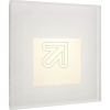 DEKOLIGHTCover for base insert 640800, square, opal cover glass white/satin, 930480