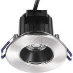 SylvaniaLED recessed spotlight IP65, 9W 4000K, alu brushed/black 230V, beam angle 40°, dimmable, 0005177Article-No: 641460
