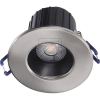 SylvaniaLED recessed spotlight IP65, 9W 3000K, alu brushed/black 230V, beam angle 40°, dimmable, 0005176Article-No: 641465