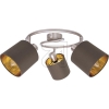 NäveCeiling light Maron 3-bulb. satin nickel/shade brown-gold 1386614Article-No: 641915