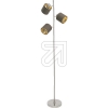 NäveFloor lamp Maron 3-flames. satin-nickel/shade brown-gold 2070314Article-No: 641925