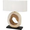 ORIONTable lamp wood/fabric white LA 4-1215/1 decorArticle-No: 641935