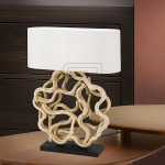 ORIONTable lamp wood/textile white LA 4-1216/1 decorArticle-No: 641940