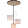 Leuchtendirekt GmbHPendant light Bark wood decor/white D520 3-bulb. 11236-79