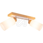 SPOT lightBella spotlight 2-bulb. Oiled oak/white 2027405120770Article-No: 642365