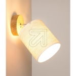 SPOT lightTextile wall light Boho oak oiled/beige 56791174Article-No: 642410