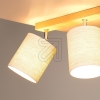 SPOT lightTextile wall light Boho 2-flames. Oiled oak/beige 56791274Article-No: 642415