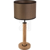 SPOT lightTextile table lamp Benita oak/brown-gold-black 7017400811552Article-No: 642570