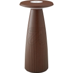 SIGORLED battery-powered table lamp Nuflair rust brown 4544701Article-No: 644285