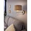 Textile wall light taupe/gold 95055Article-No: 645015