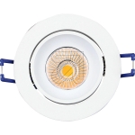 rutec Licht GmbH & Co. KGLED recessed spotlight 6W 3000K, white 230V, beam angle 36°, swiveling, ALU57301WWArticle-No: 645225
