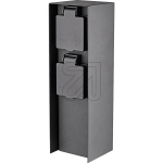Die Bold GmbHSocket column anthracite IP44 2-way socket 10044Article-No: 645750