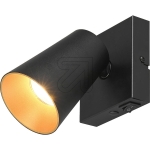 TRIOSpotlight with switch black/gold 817170132Article-No: 646500